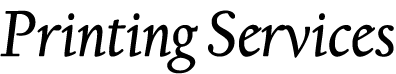 Printing Services